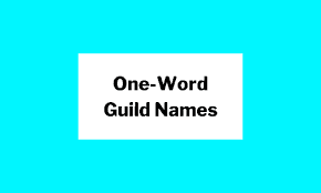 Top One-Word Guild Names to Dominate Your Game